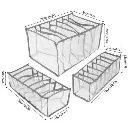 Pack Of 3 Wardrobe Clothes Organizer 2.webp