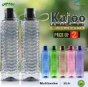 Safari Kajoo Water Bottle - Pack of 2 Bottles, 1 Litre Each, BPA-Free, Ideal for Fridge