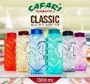 Safari Classic Water Bottle - Pack of 2 Bottles, 1300 ml Each, BPA-Free, Ideal for Hydration