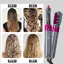 Dryer Hair Styler 5 in 1, Multifunctional Hair Dryer Styling Tool, Detachable 5-in-1 Multi-Head Hot Air Comb, The Negative Ion Automatic Suction Hair Curler, Does Not Hurt The Hair