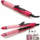 Nova 2 In 1 Hair Curler & Straightener