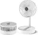 Portable Desk Fan 3 Speeds Wind Quiet Foldable Rechargeable Battery Operated USB Desktop