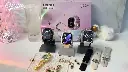 Luxury A89plus Smart watch with Necklace Earrings Bracelet Ring