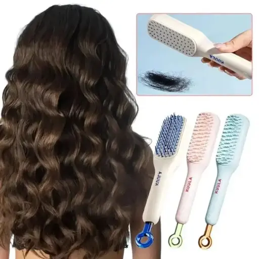 Luxury Retractable Magic Comb: Portable Anti-Static Hairbrush