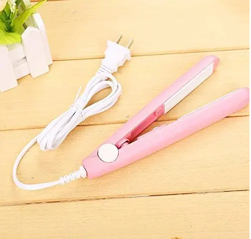 Travel Mini Hair Flat Iron Ceramic Plate Hair Straightener
