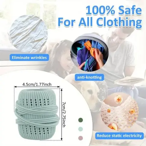 Laundry Sponge Ball, Anti Winding Washing Dryer Ball