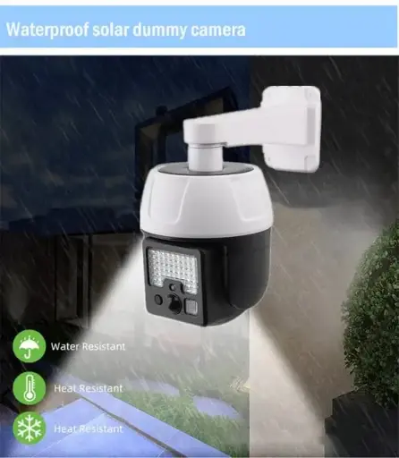 Led Solar Dummy Camera LIGHT Automatic Induction Fake Camera Light With Remote Control