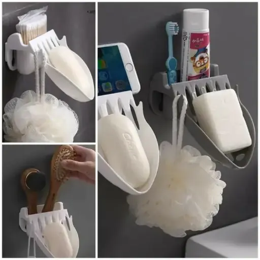 Soap Drain Holder Advanced ABS food grade PP material, anti-bacterial, health, safety