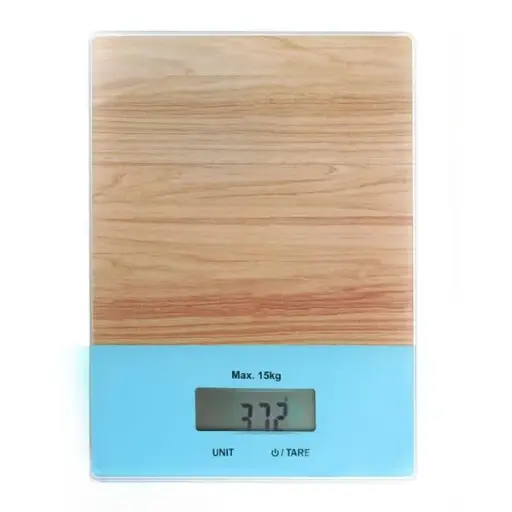 TEMPERED GLASS DIGITAL KITCHEN SCALE WITH LCD DISPLAY