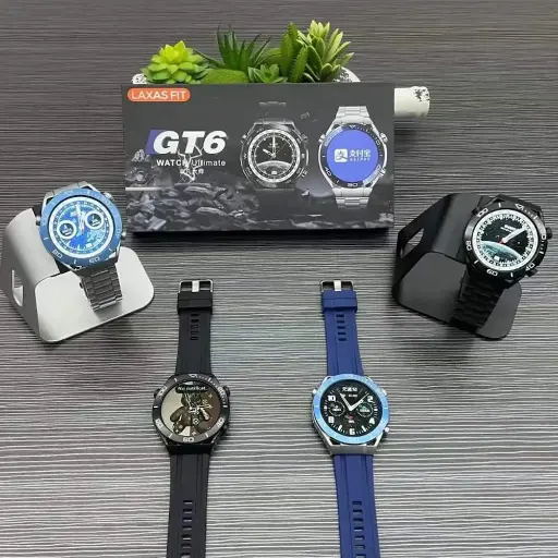 GT6 Deluxe Smartwatch with Bluetooth Calling and Health Monitoring Features